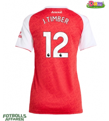 Arsenal Jurrien Timber #12 Hemmatröja Kvinnor 2025-26 Kortärmad